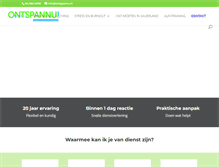 Tablet Screenshot of ontspannu.nl